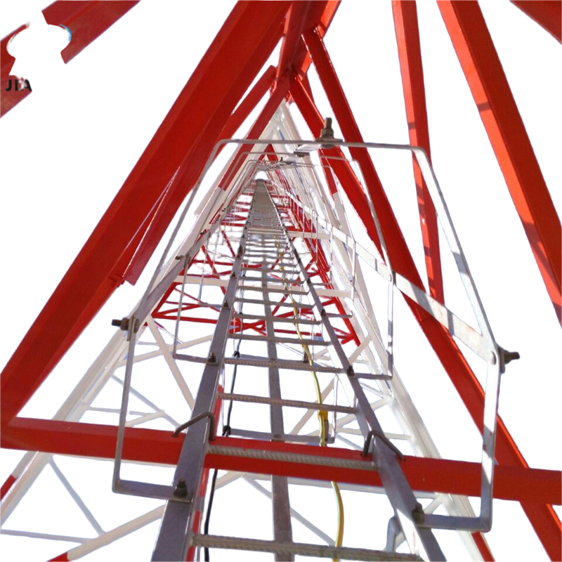 3 Leg Triangle Free Standing Cell Angle Lattice Galvanized Steel Telecom Communication Telecommunication Mast Tower