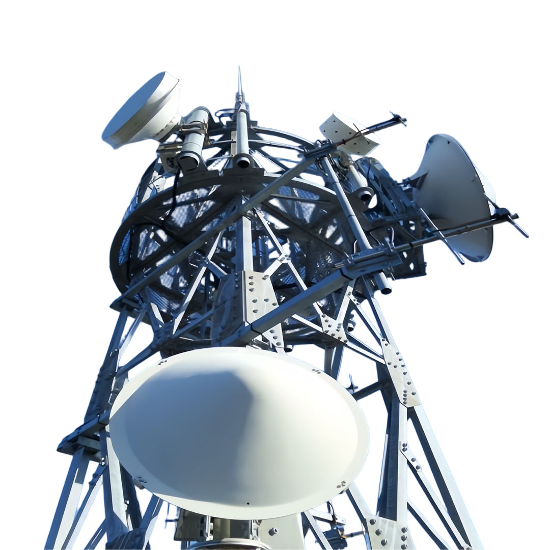 3 Legged Angular Prefabricated Communication Tower For Rural Area Coverage