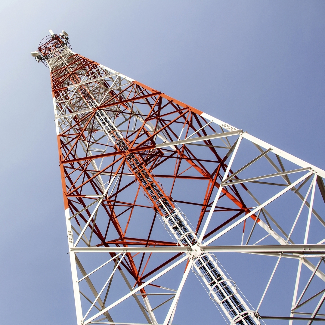 ASTM Hot Dip Galvanized Telecom Steel Lattice Tower