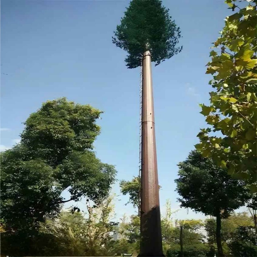  Bionic Tree Tower modular construction customizable height and species matching local flora for aesthetic infrastructure