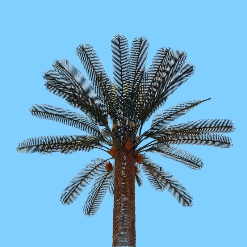 Bionic Tree Tower designed for wind speeds up to 250 kmh with mild and high tensile steel grades ensuring safety and durability 