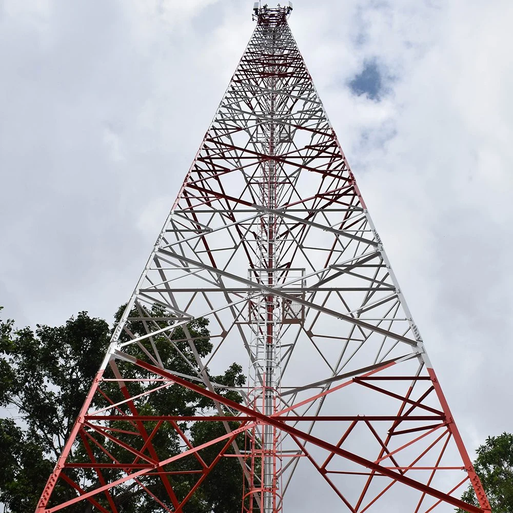 Mountain Seismic Resistant Telecom Tower 9 Level Anti-Shock For High Altitude Area