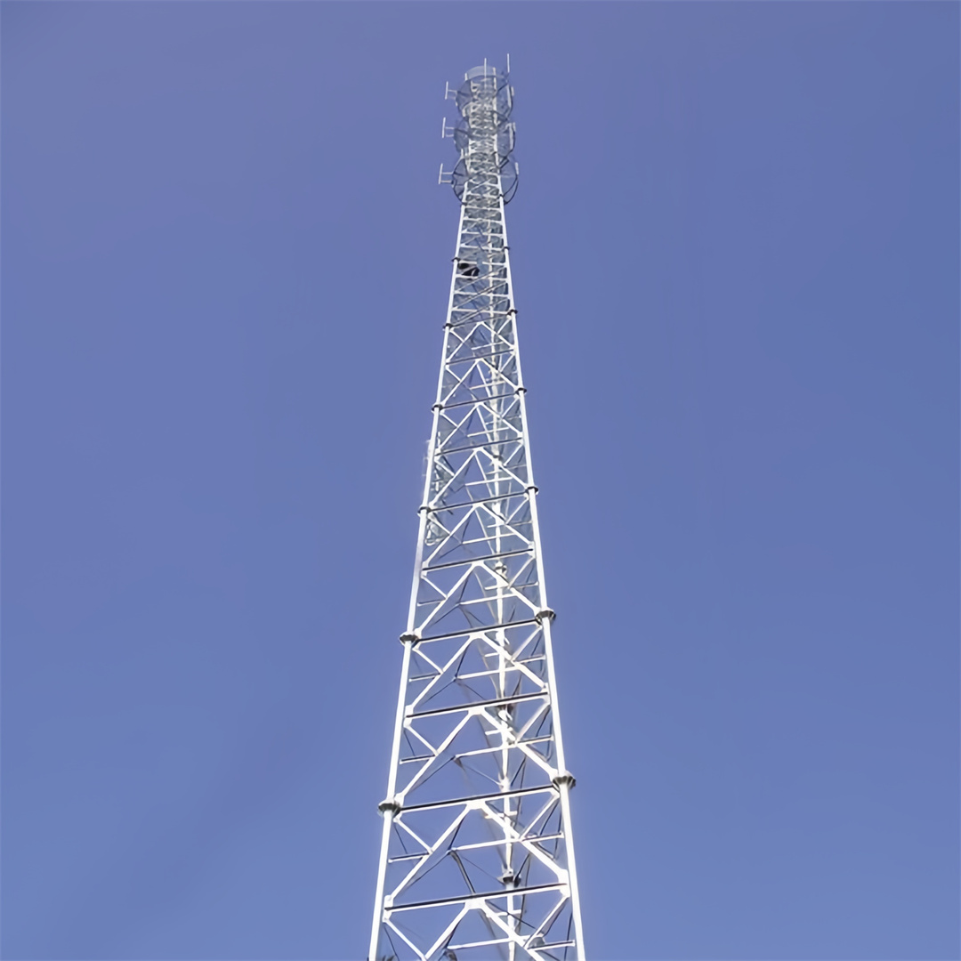 Wind Tunnel Tested 3 Tube Tower 150KPH For Coastal City 5G