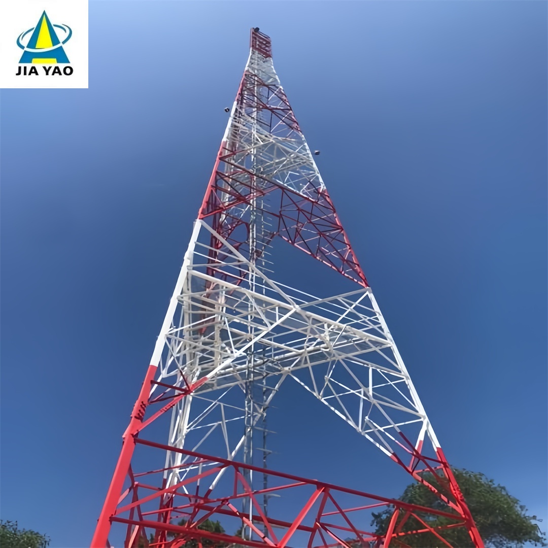 Bolt Connected 3 Legged Tower Easy Transport For Remote Village Coverage