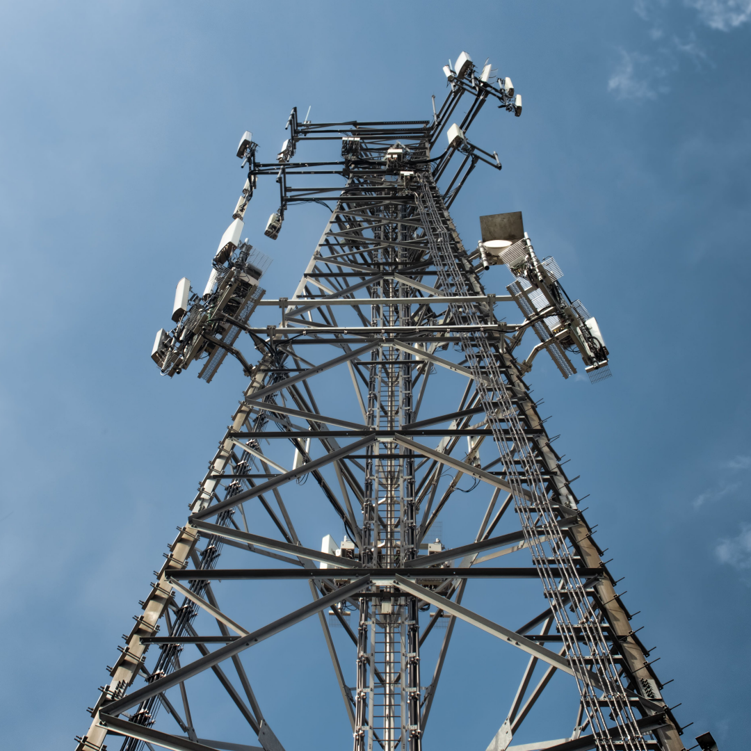 Solar Powered 3 Legged Telecom Tower Off Grid Hybrid Power For Remote Rural Area