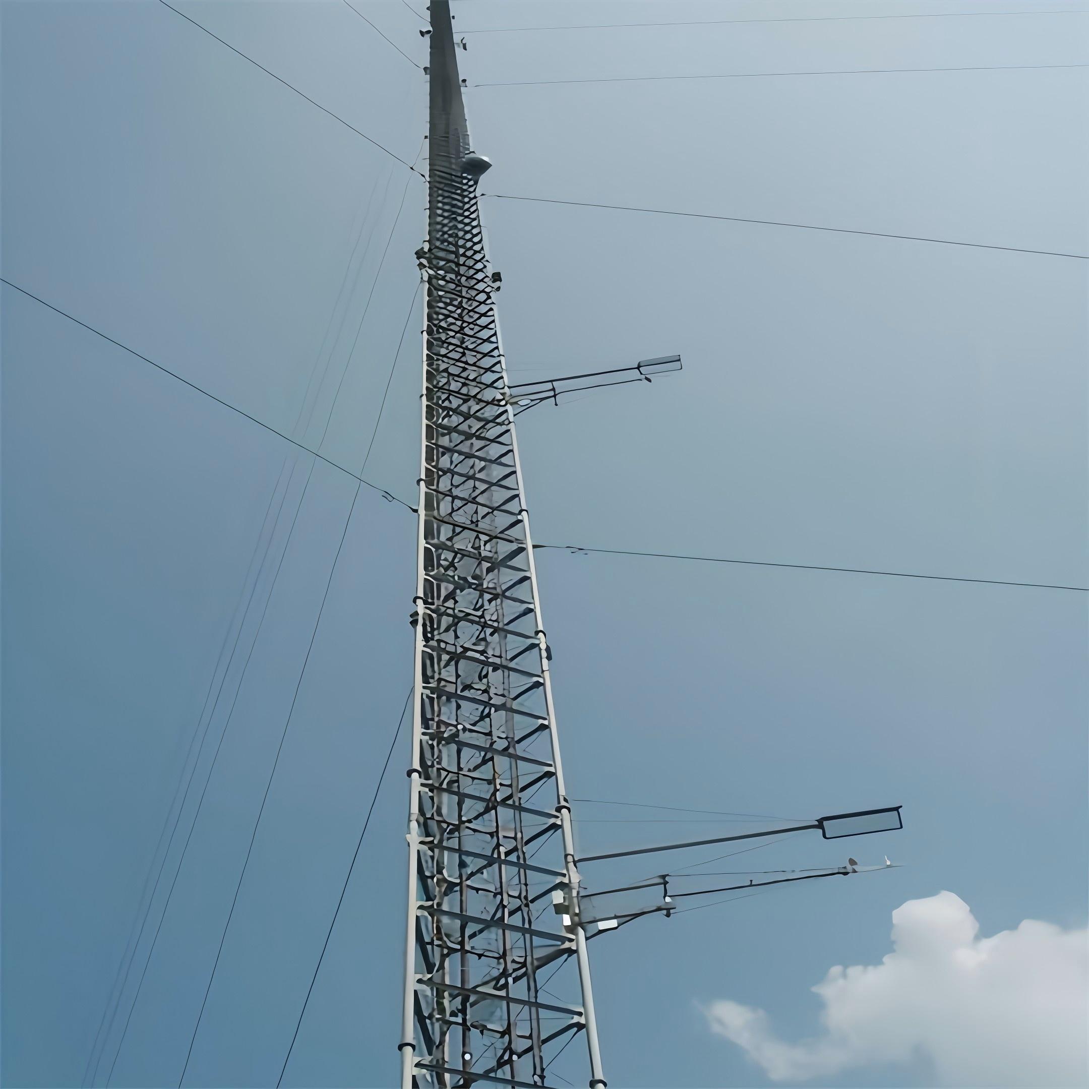 Ultra Tall Guyed Wire Tower Long Range For Mountainous Region Signal Coverage