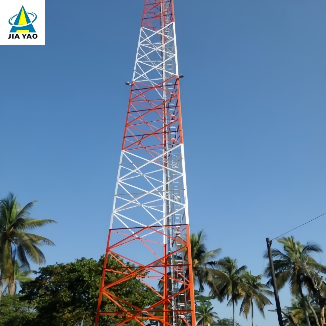 Flat Packed 3 Legged Angle Steel Tower Rapid Assembly For County 5G Coverage