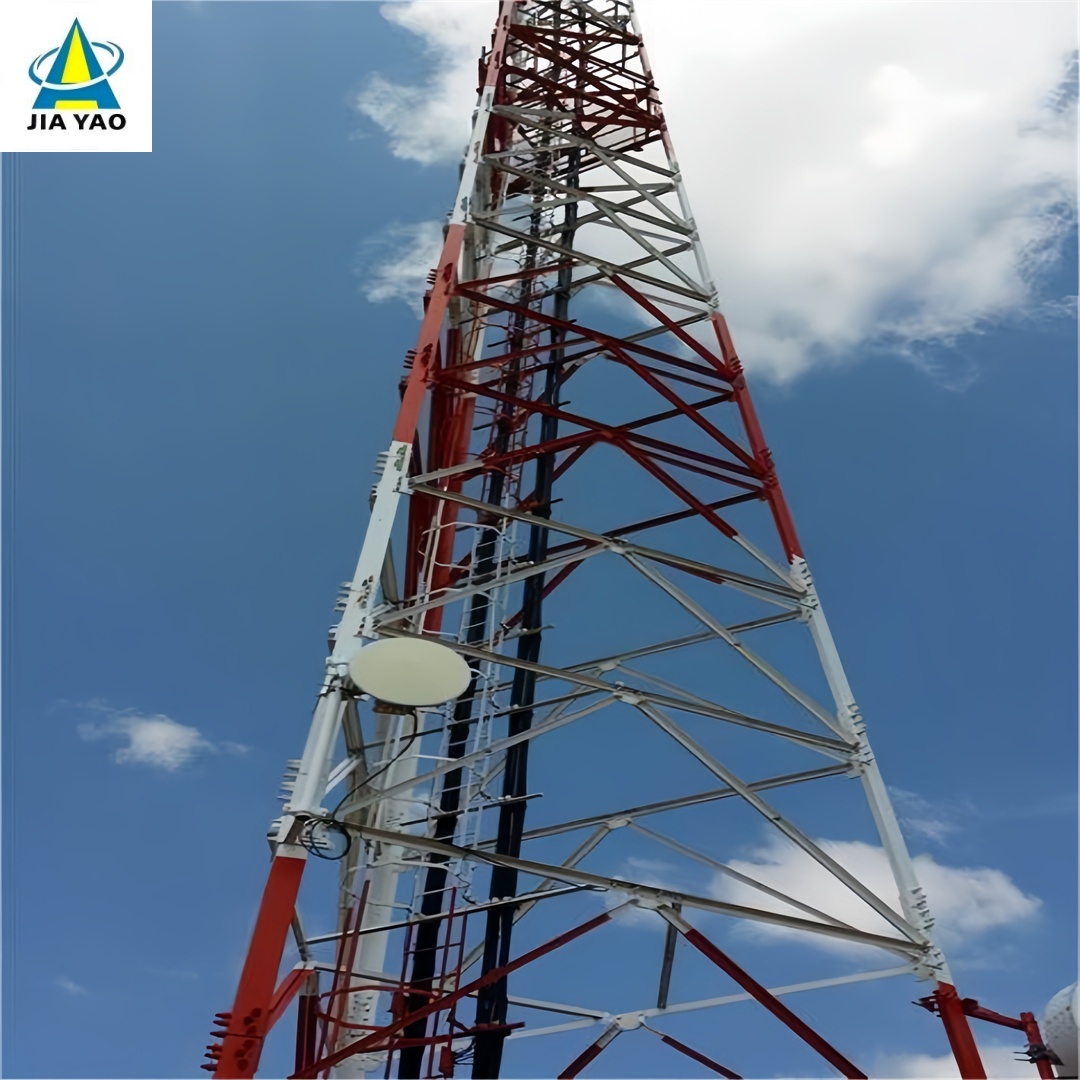 Rust Proof 3 Legged Telecom Tower For Agricultural Zone Signal Expansion