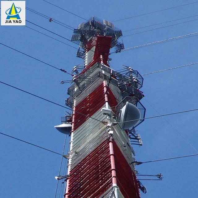 30m-60m Cost-Effective Hot Dip Galvanized Guyed Wire Tower for Rural 4G 5G Wide Area Coverage