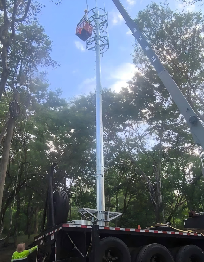 Monopole Telecom Tower Overseas Project Case | JIAYAO