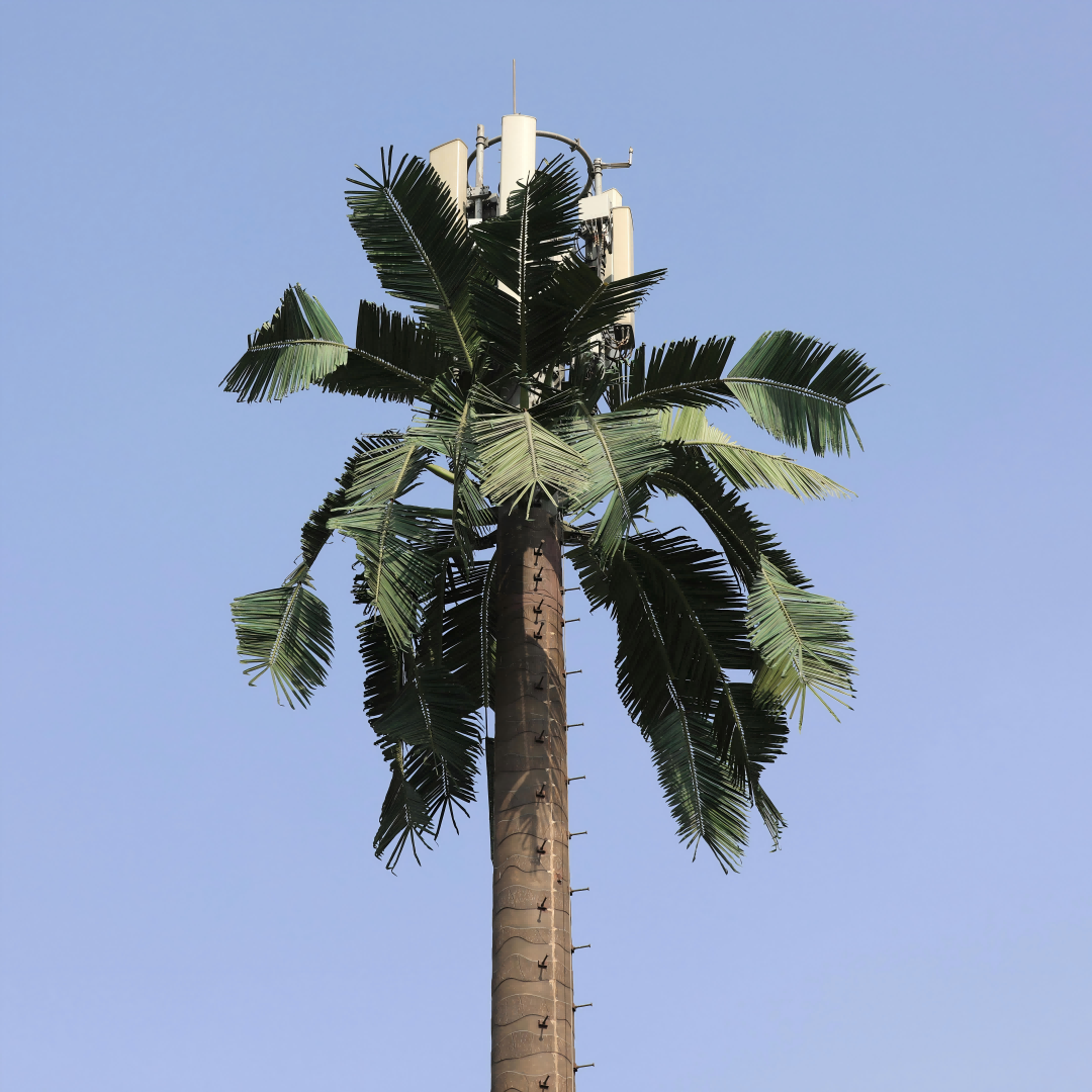 5 10 15 20 25 30 35 40 45 50 55 60 M Meters Radio Microwave Antenna Mast Telecom Disguised Cell Phone Towers Bionic Tree Tower